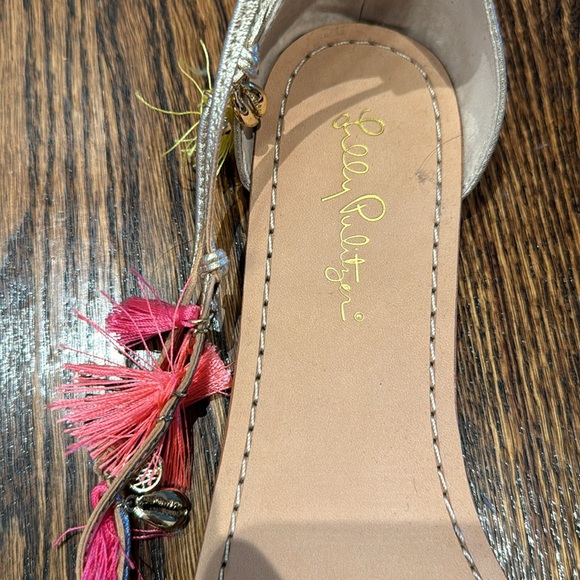 Lilly Pulitzer tie up sandal size 8 - Picture 2 of 9